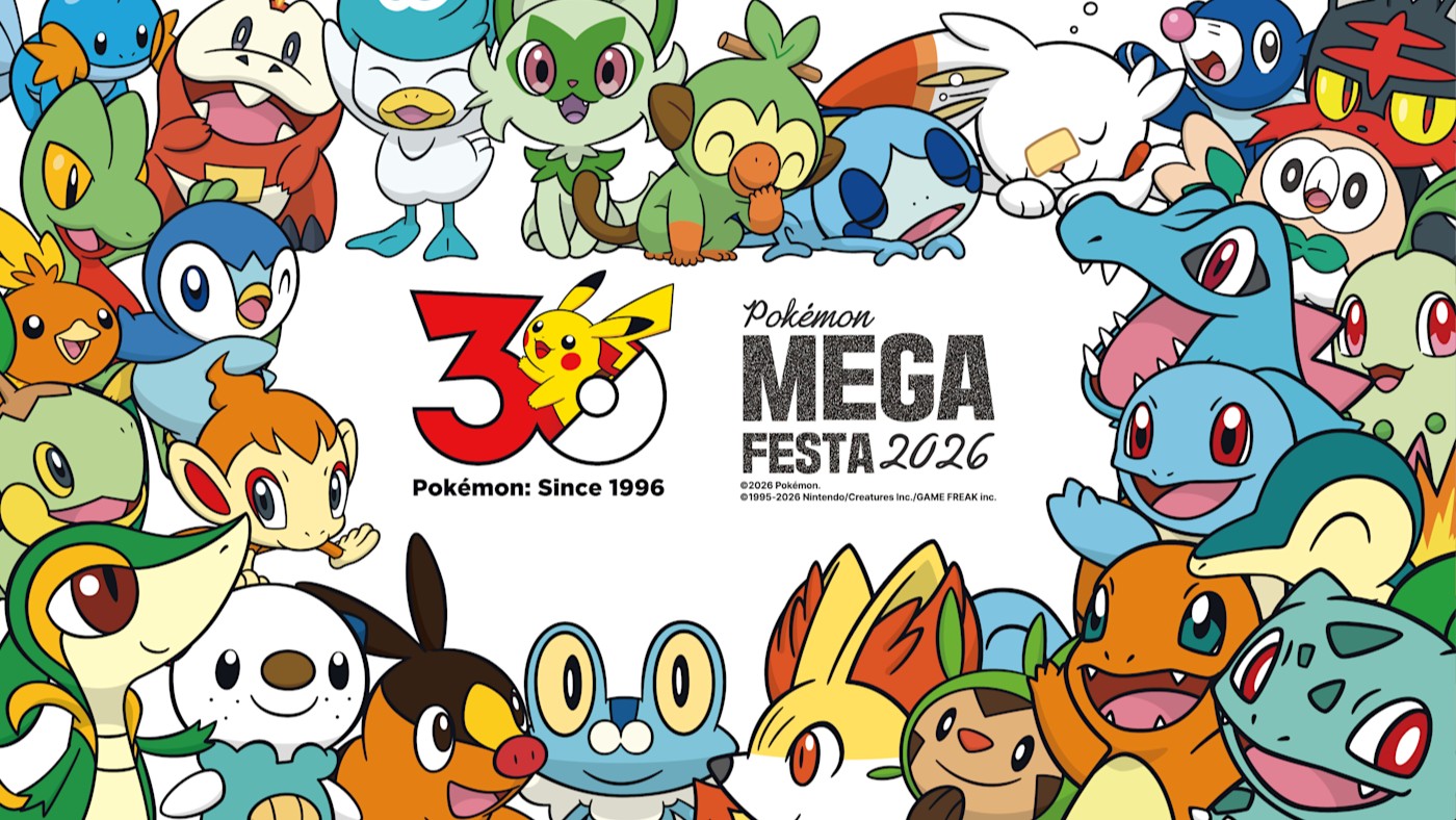 ポケモン30周年「メガフェスタ2026」聖水で開催！メタモン遊び場＆30