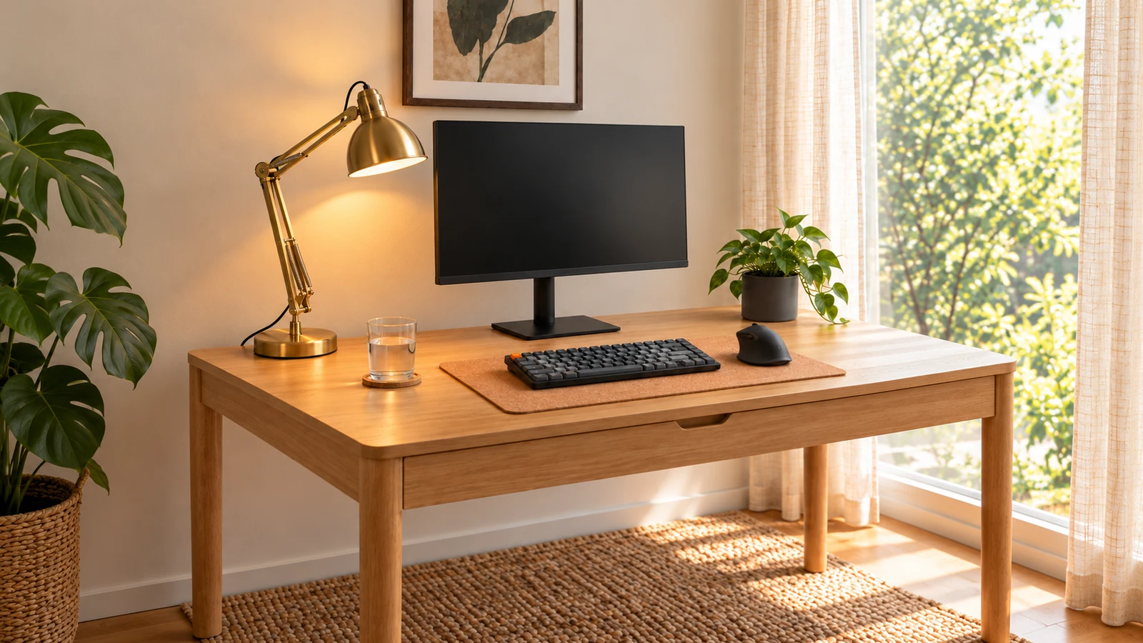 Use brass colored lighting as one point