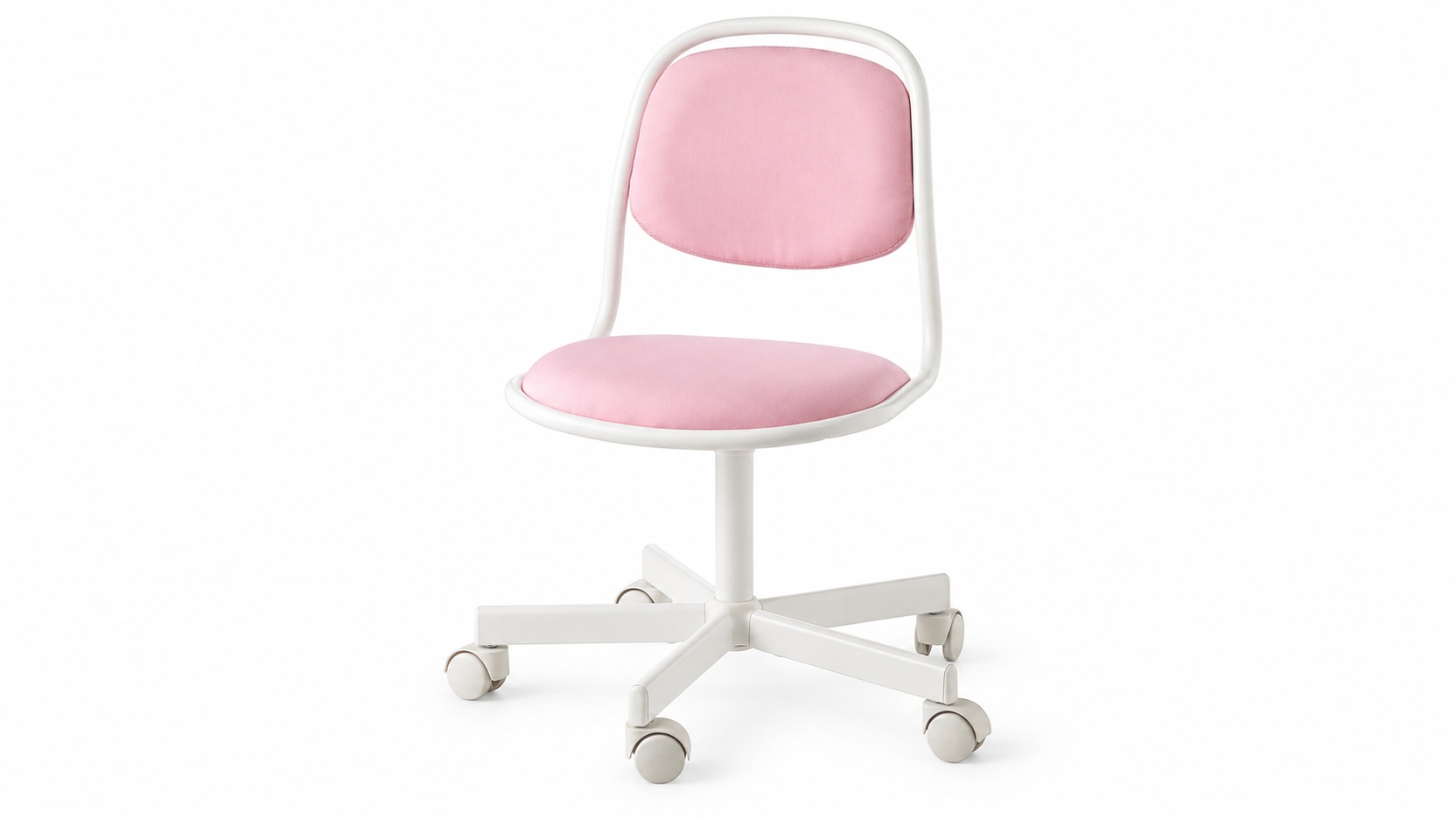 이케아 IKEA ÖRFJÄLL 외르피엘 어린이책상의자 화이트/비슬레 핑크