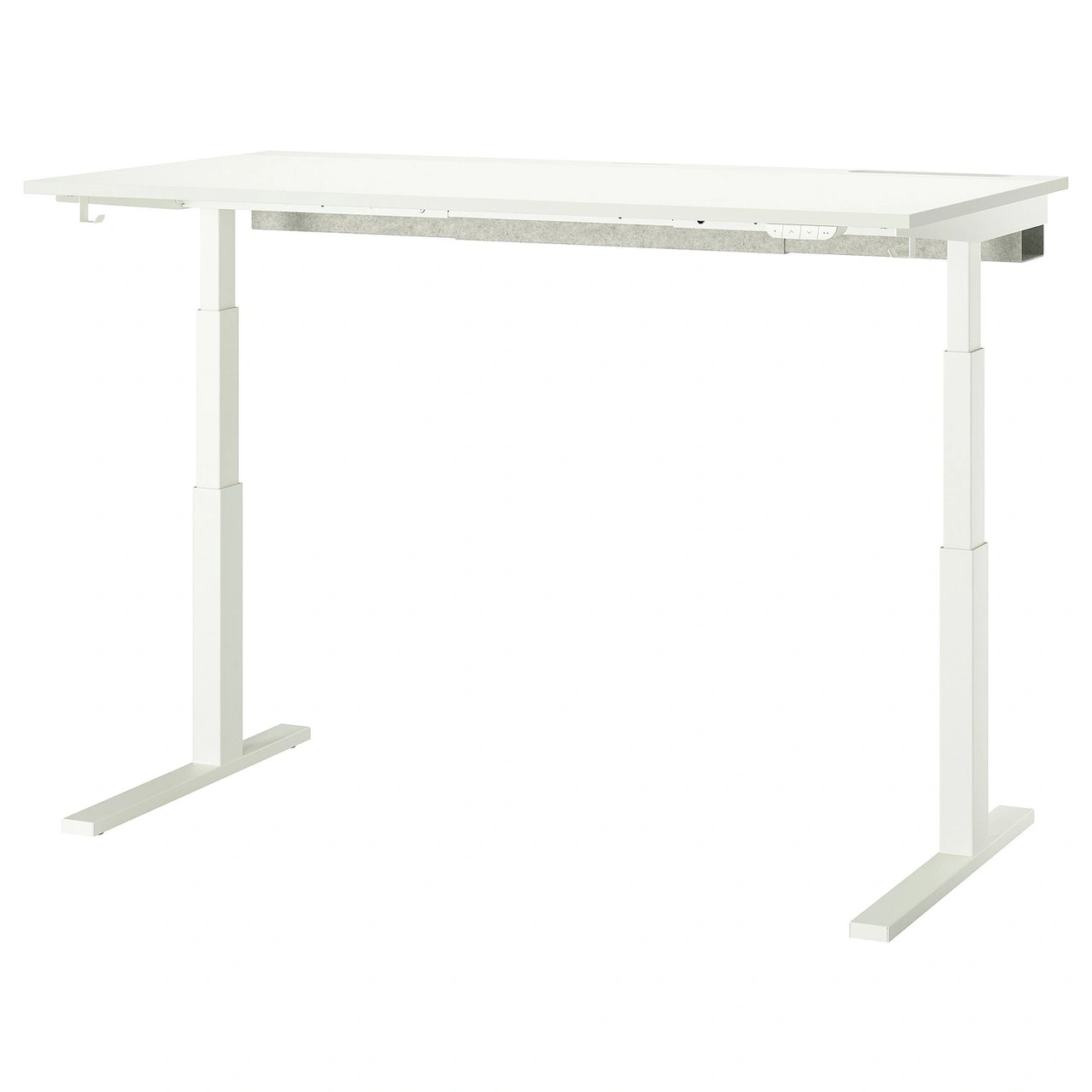 이케아 MITTZON 밋손 높이조절책상 전기 화이트 160×80cm
