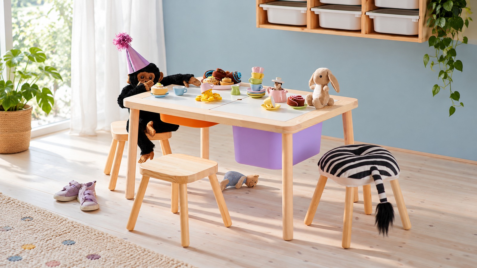 IKEA FLISAT 플리사트 어린이테이블 83×58cm