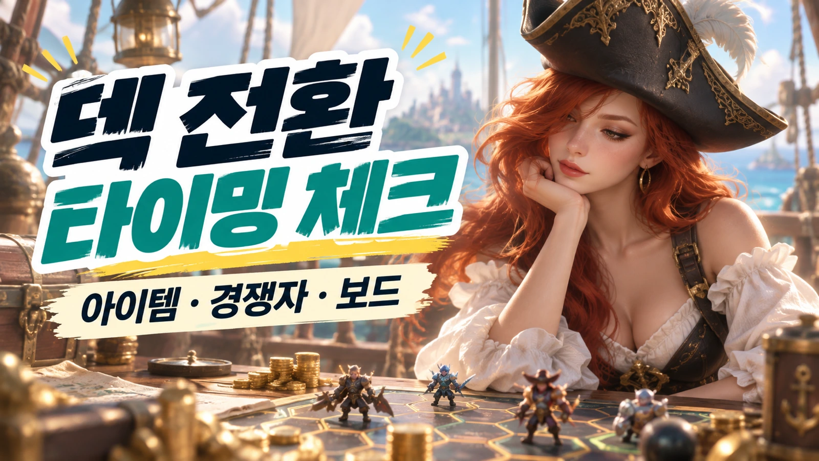 덱 전환 타이밍 아이템 경쟁자 보드 확인