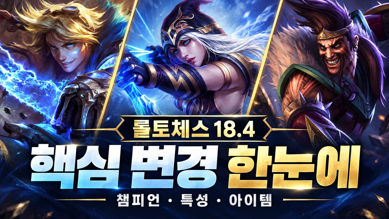 Patch 18.4 champion, trait, and item changes
