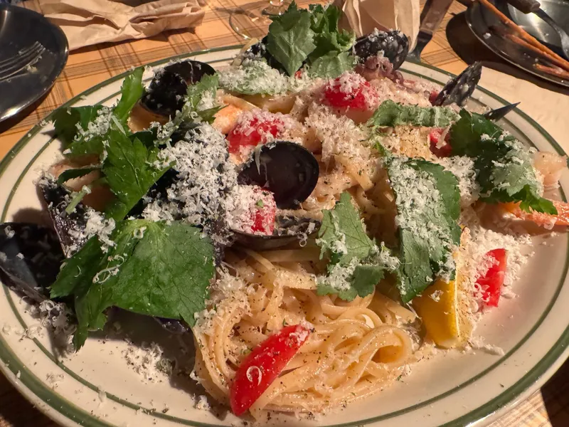 シーフードバターパスタ