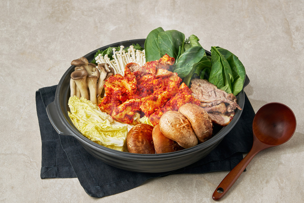 韓牛ホルモンの寄せ鍋