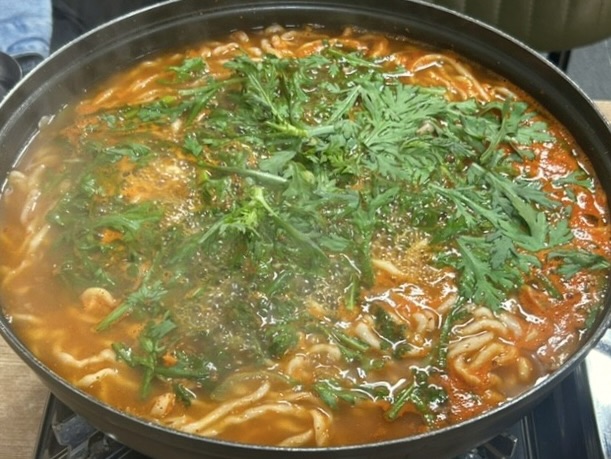 魚介だし韓国式手打ち麺