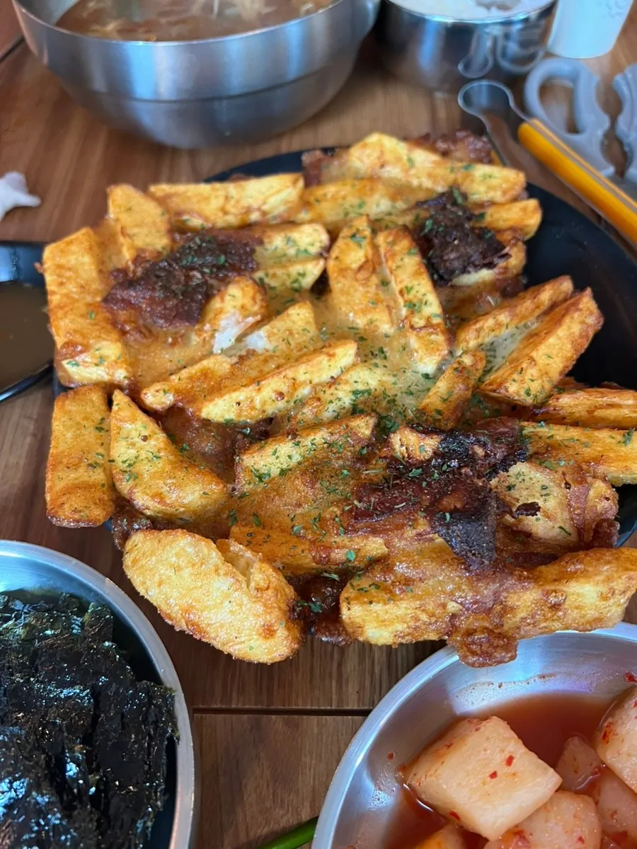 もう一つの名物「じゃがいもチヂミ」