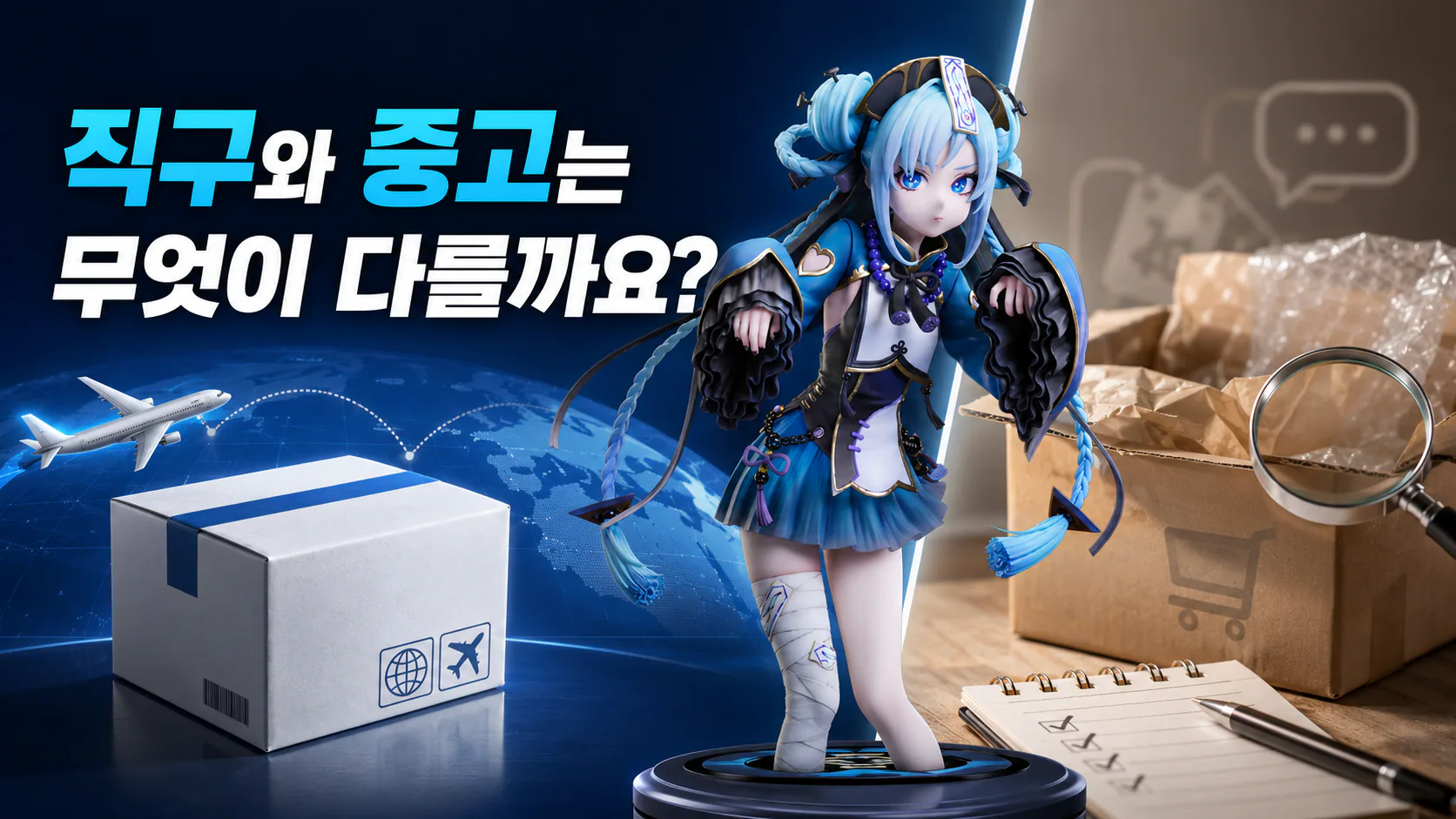 직구와 중고는 무엇이 다를까요?