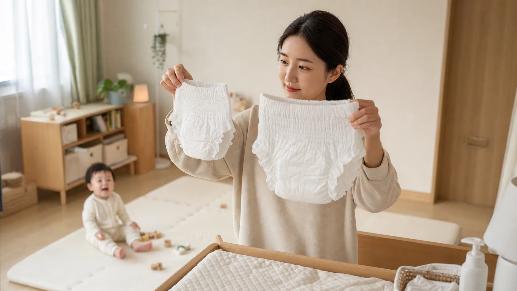 팬티기저귀 추천 7종 비교보다 중요한 우리 아기 사이즈 찾는 법