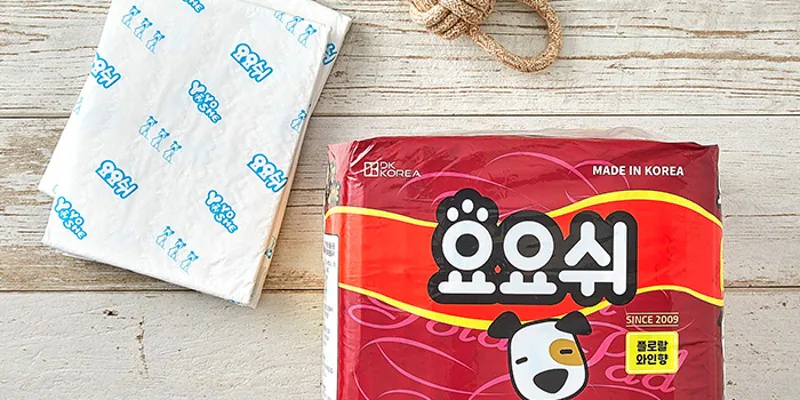 요요쉬 플로랄와인 대형 배변패드 제품