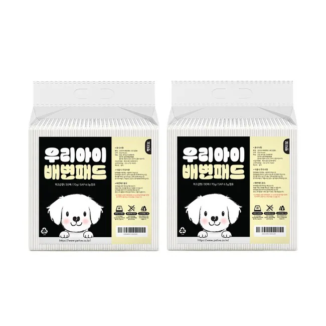 펫티브 우리아이 배변패드 대형 70g 제품
